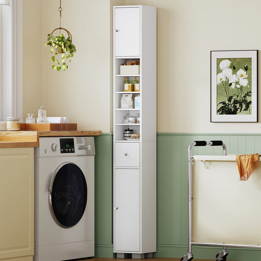 Bathroom Cabinet, Narrow Bathroom Storage Cabinet, SNG067W