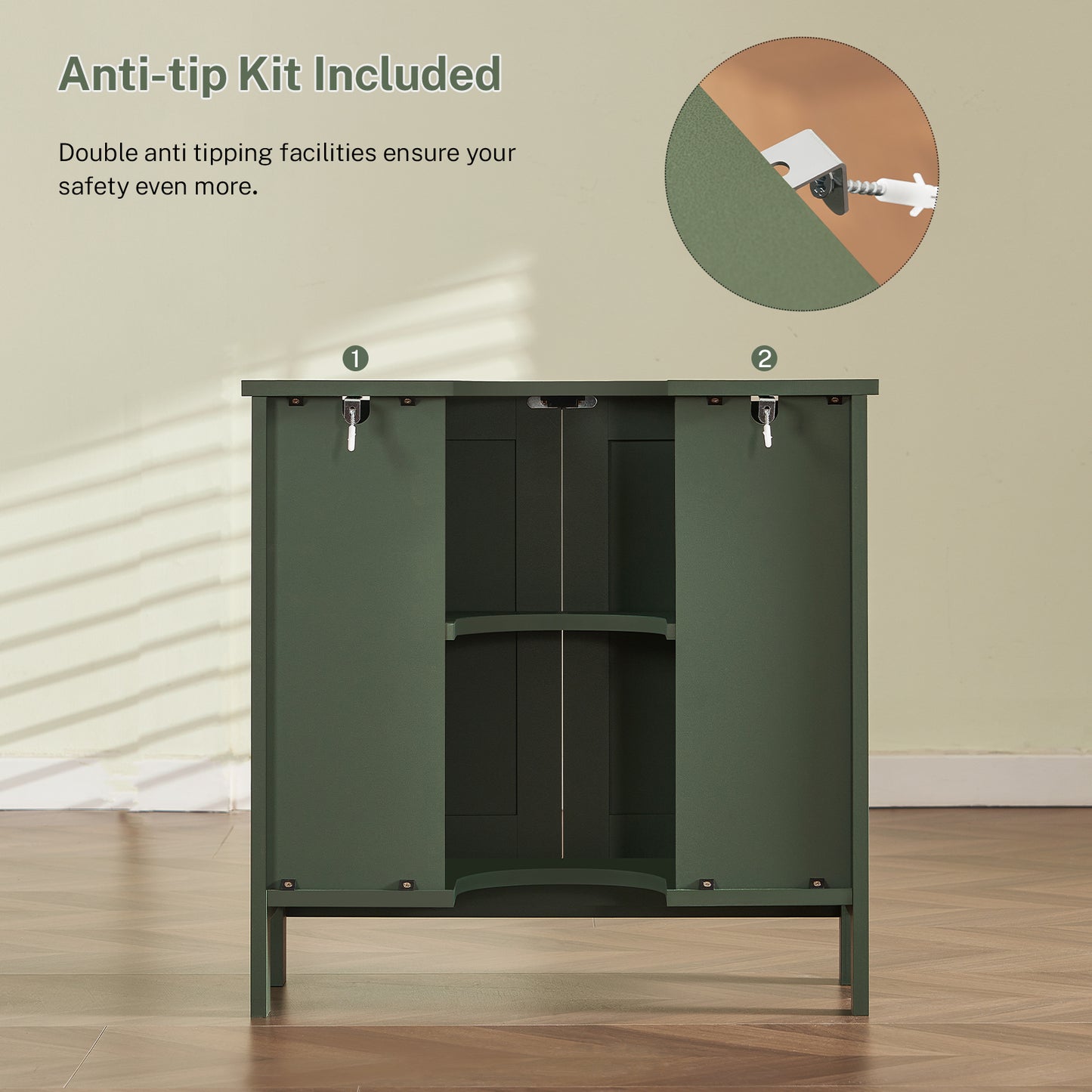 Pedestal Sink Storage Cabinet, YSG020