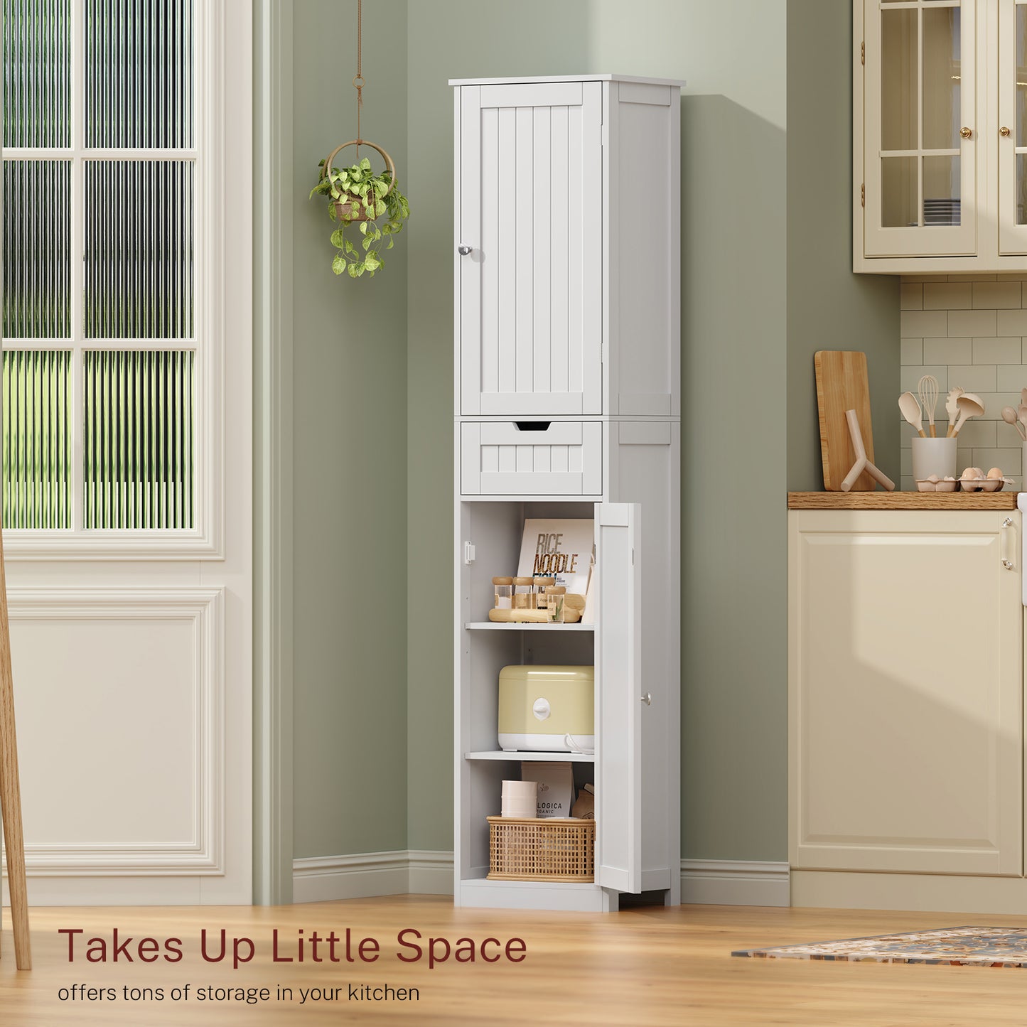 Bathroom Cabinet with Drawer, Installation Video, YSG031