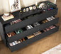 TEENFON 63" Dresser for Bedroom with 9 Drawers, Black Dresser with Metal Slide, Bedroom Dressers, Wood Dressers & Chests of Drawers for Bedroom, Hallway, Black