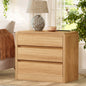 TEENFON Bridge Night Stand with Spacious Drawer, Nightstand for Bedroom, Sindoori Mango Finish
