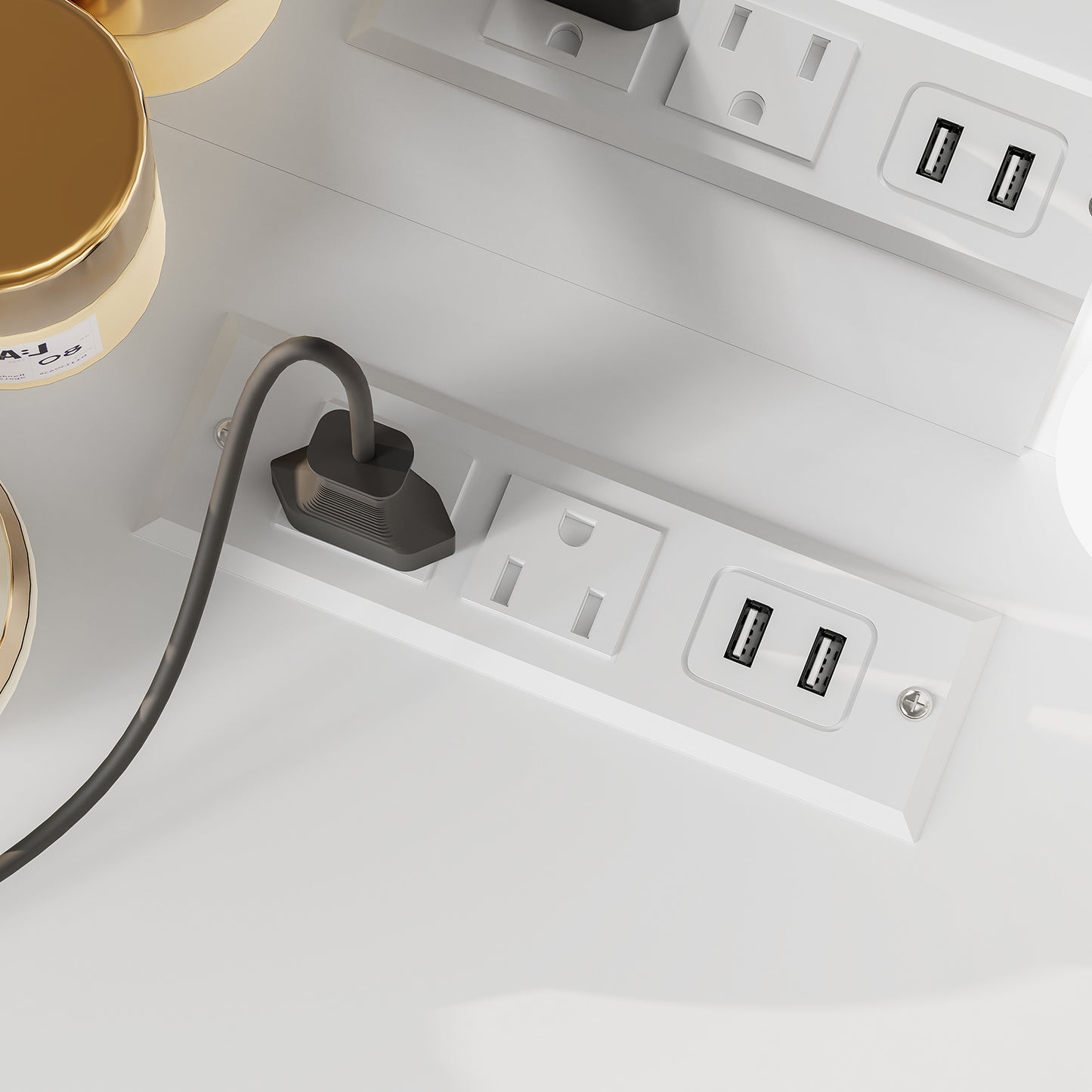 TEENFON 47.2" Large Vanity Desk with Mirror & 14 LED Lights, Makeup Vanity Table with 5 Drawers & Charging Station, Makeup Vanity Desk, 3 Lighting Colors, Dressing Vanity Table for Bedroom