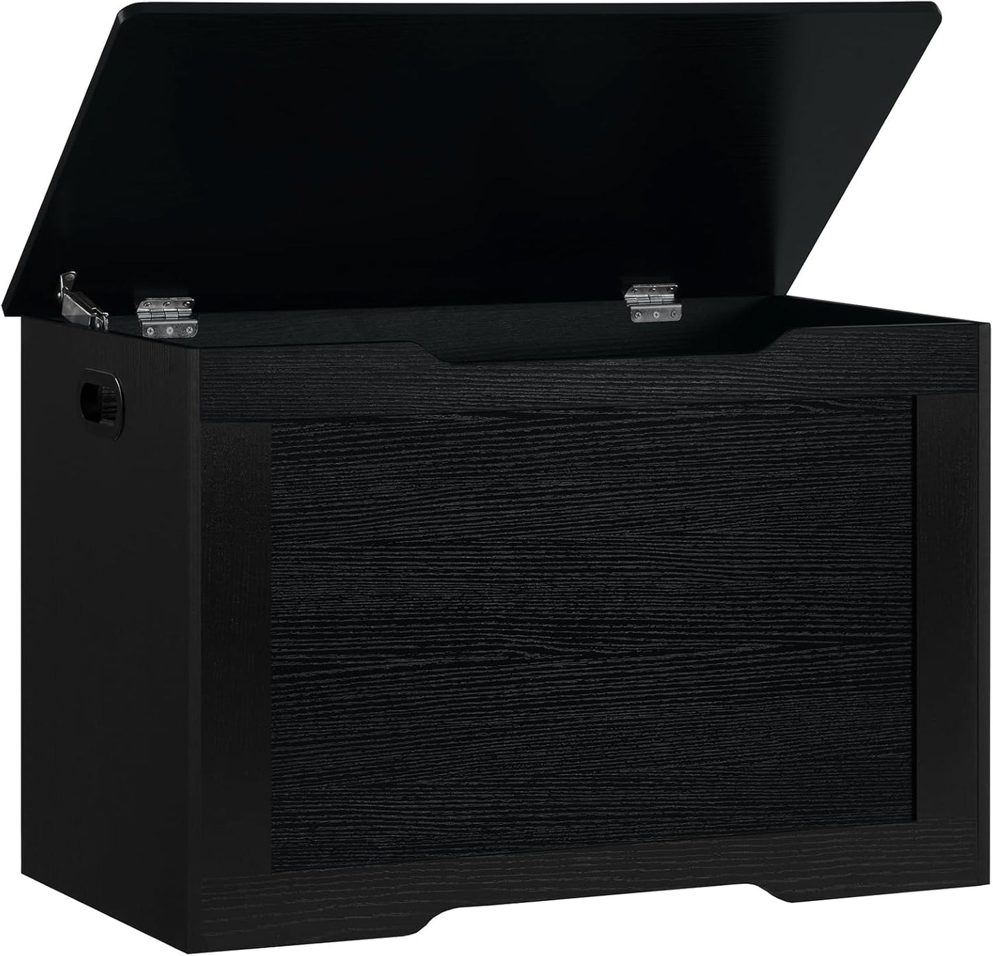 29.5” Storage Chest, Storage Bench with Storage, Toy Box with 2 Safety Hinges, Toy Chest for Bedroom, Shoe Bench, Supports 220 lb, for Living Room, Entryway, Natural