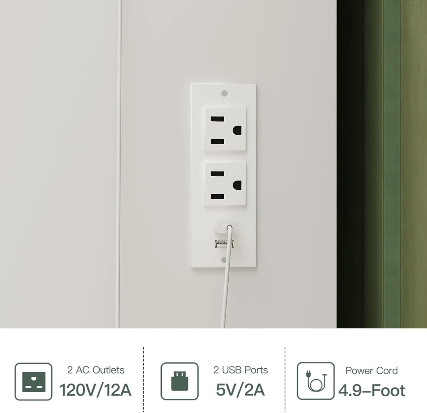 TEENFON Vanity Desk with Mirror and Lights, Power Outlet, Makeup Vanity with 9 Drawers & 6 Open Storage Shelves, 3 Lighting Modes Brightness Adjustable, White